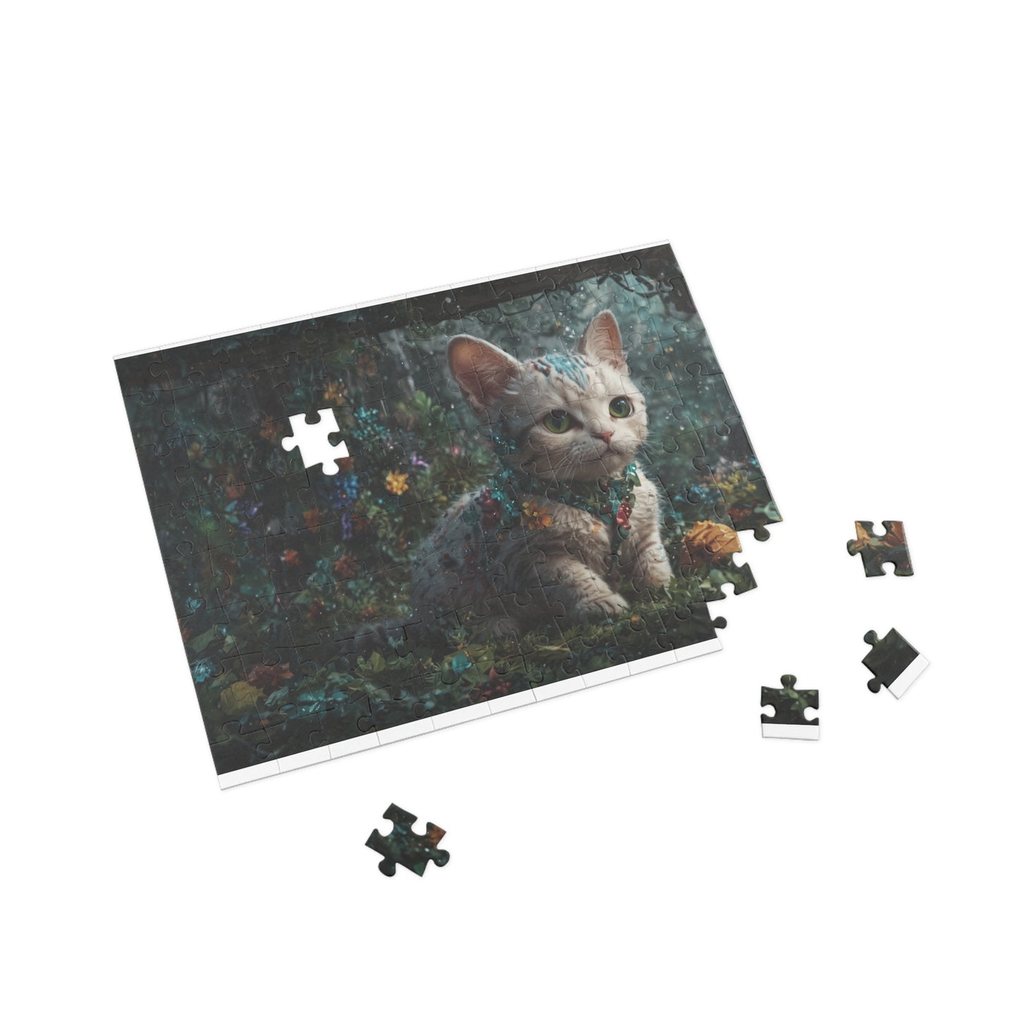 Colorful cute cat Puzzle (96, 252, 500, 1000-Piece)