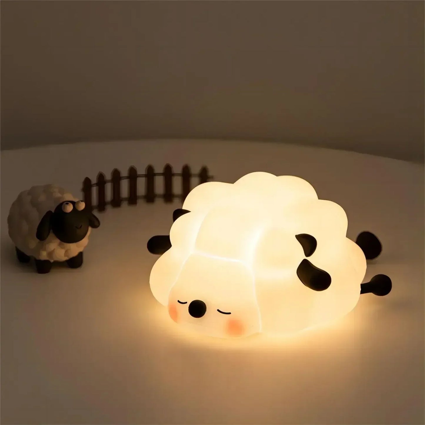 Portable LED Night Light for Kids - Rechargeable, Touch Sensor, 3 Brightness Levels - Perfect for Bedroom Decor